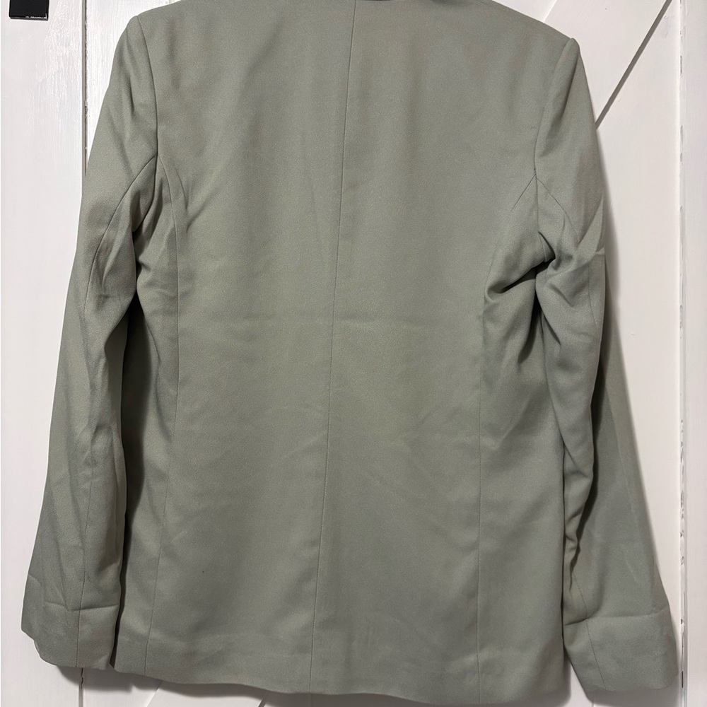 Abercrombie & Fitch Light Sage Green Blazer - Picture 9 of 9